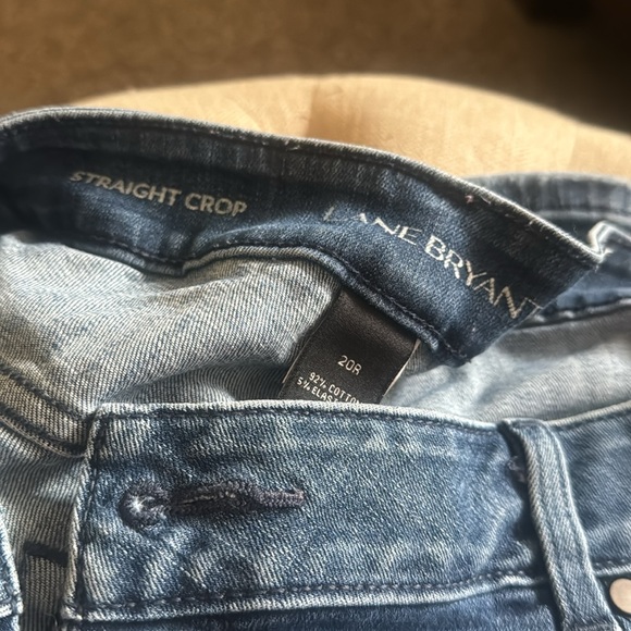 Lane Bryant straight crop jeans - Picture 2 of 2